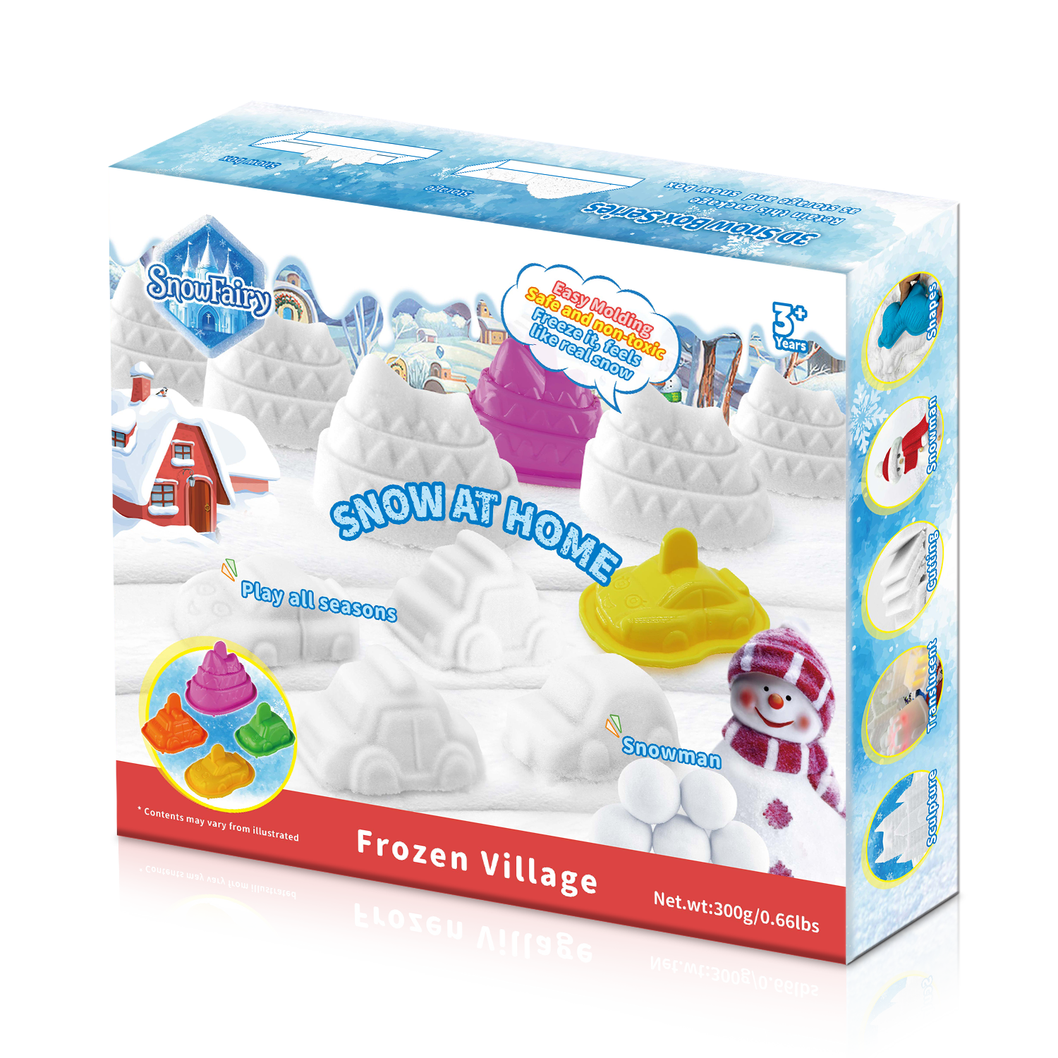 Frozen village